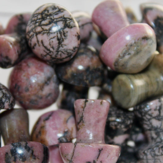 Rhodonite Mushroom - Conscious Crystals New Zealand Crystal and Spiritual Shop