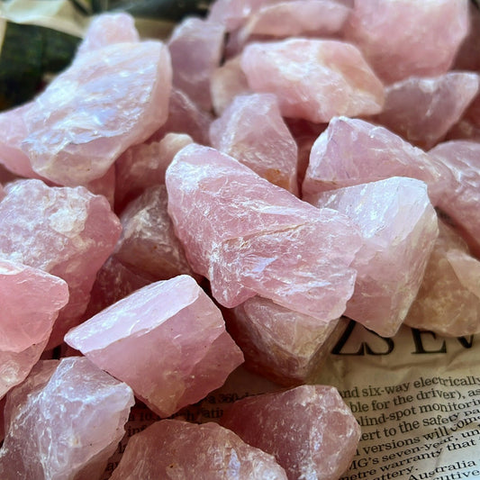 Rose Quartz Raw - Conscious Crystals New Zealand Crystal and Spiritual Shop
