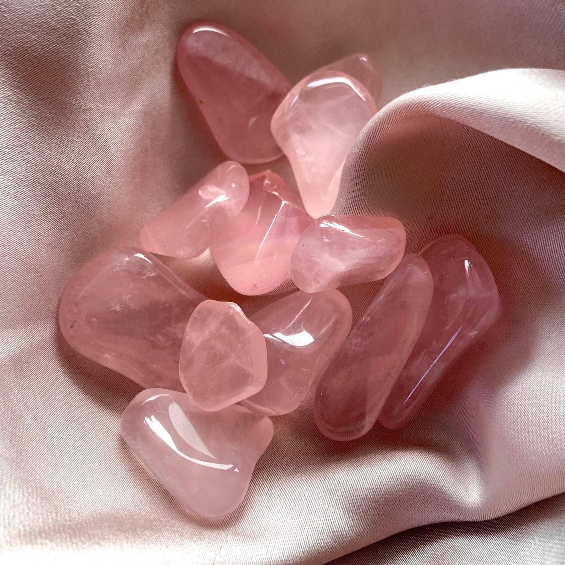 Rose Quartz Tumble - Conscious Crystals New Zealand Crystal and Spiritual Shop