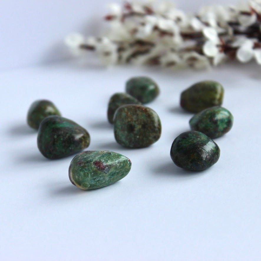 Ruby Fuchsite Tumble - Conscious Crystals New Zealand Crystal and Spiritual Shop