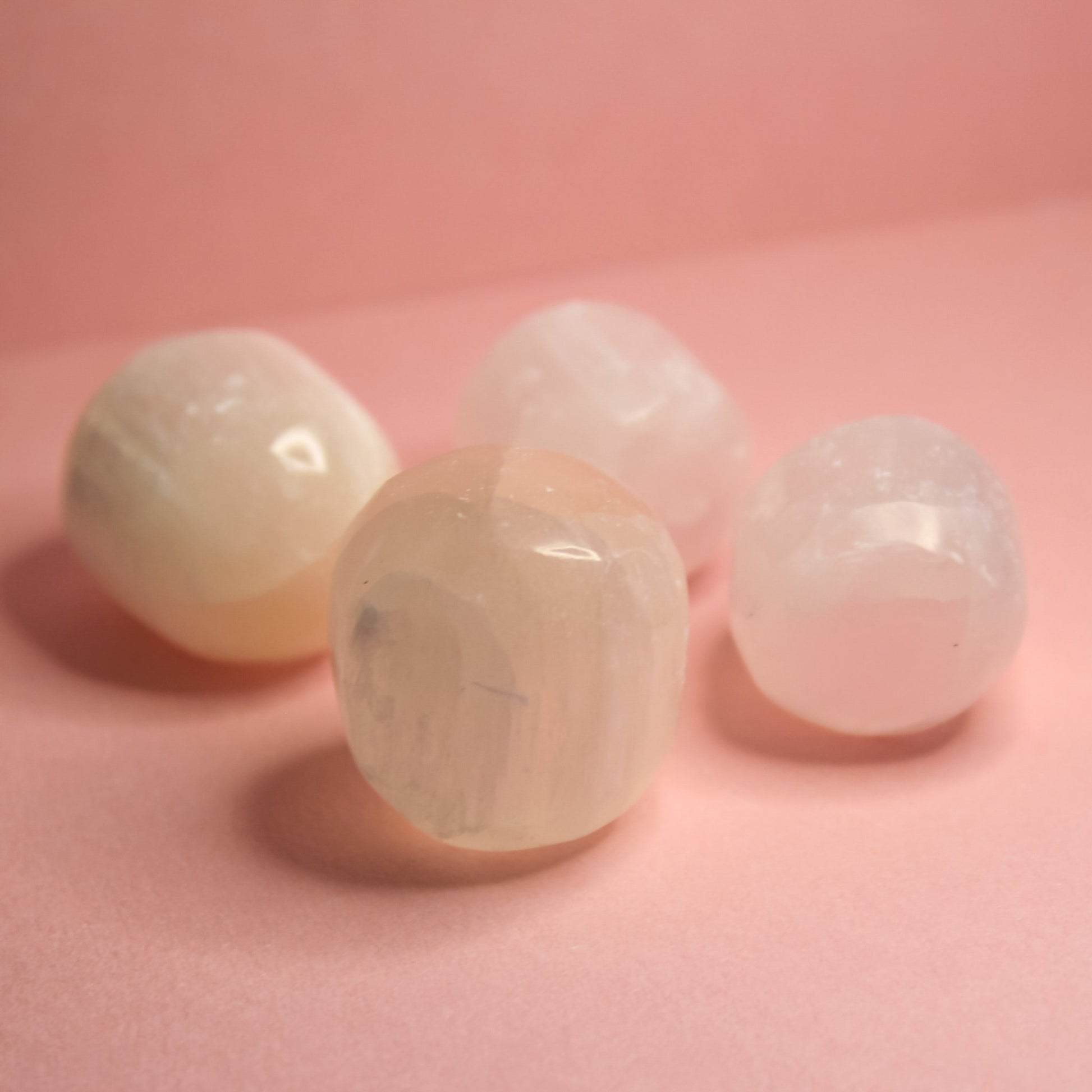 Satin Spar Selenite Tumble - Conscious Crystals New Zealand Crystal and Spiritual Shop