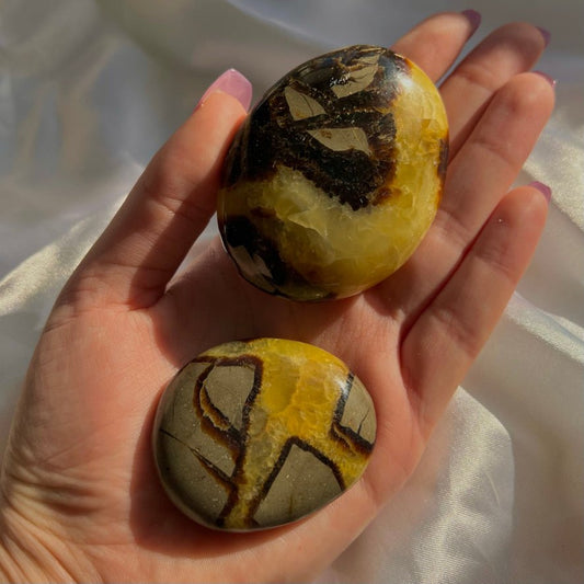 Septarian Palm Stone - Conscious Crystals New Zealand Crystal and Spiritual Shop