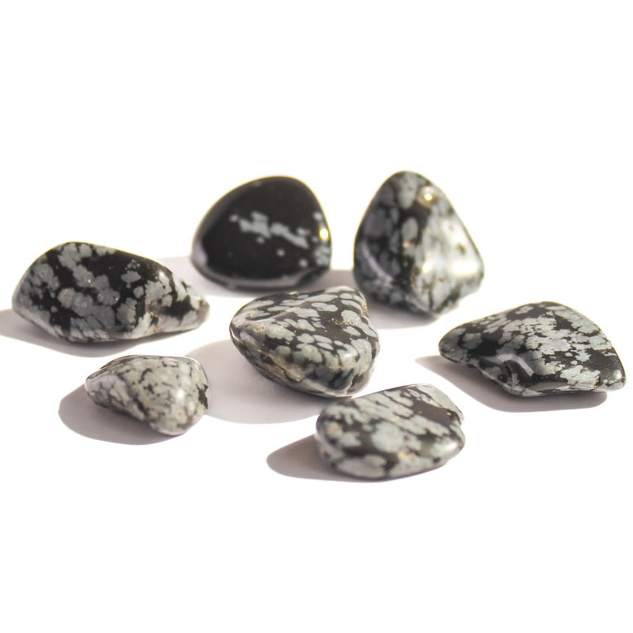 Snowflake Obsidian Tumble - Conscious Crystals New Zealand Crystal and Spiritual Shop