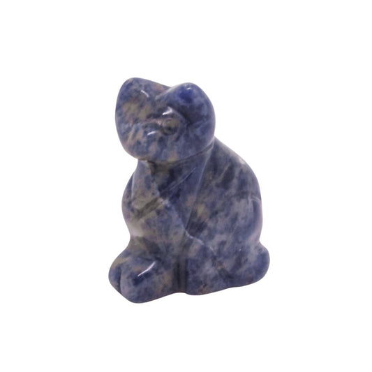 Sodalite Cat - Conscious Crystals New Zealand Crystal and Spiritual Shop