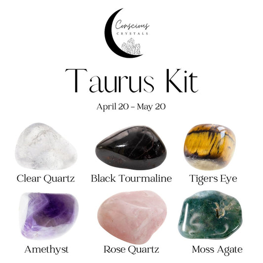 Taurus Crystal Kit - Conscious Crystals New Zealand Crystal and Spiritual Shop