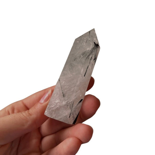 Tourmalated Quartz Tower - Conscious Crystals New Zealand Crystal and Spiritual Shop