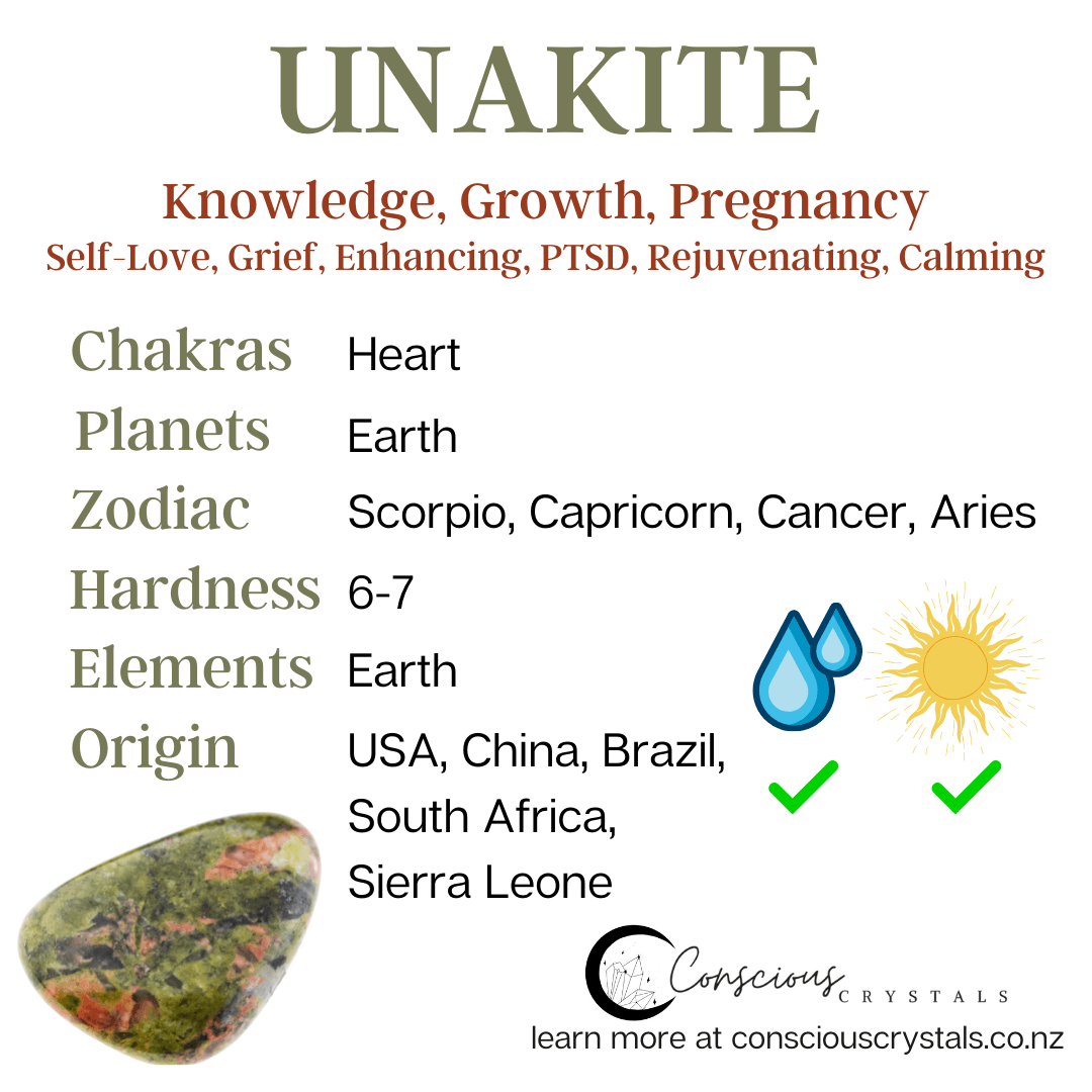 Unakite Tumble - Conscious Crystals New Zealand Crystal and Spiritual Shop