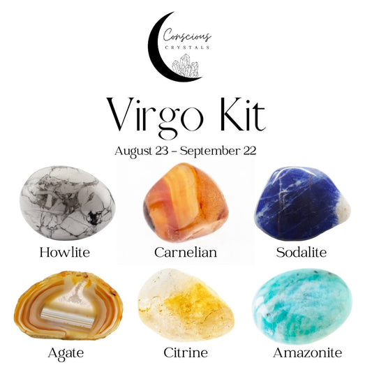 Virgo Crystal Kit - Conscious Crystals New Zealand Crystal and Spiritual Shop